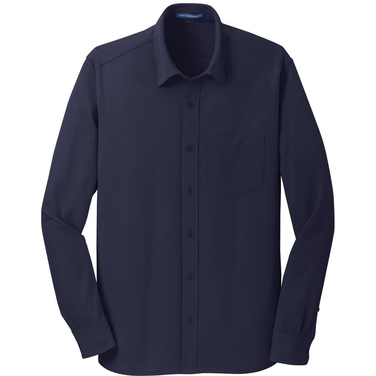 no-logo Port Authority Dimension Knit Dress Shirt