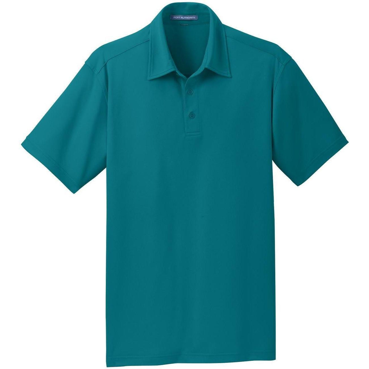no-logo Port Authority Dimension Polo-Active-Port Authority-Dark Teal-S-Thread Logic