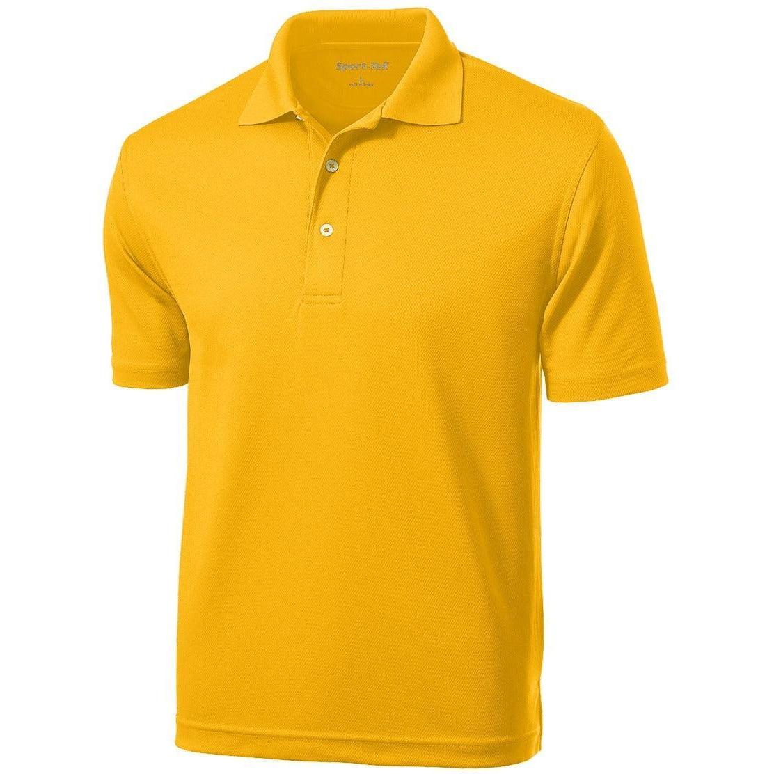 logo-left Sport-Tek Dri-Mesh Polo Shirt-Regular-Sport-Tek-Gold-S-Thread Logic