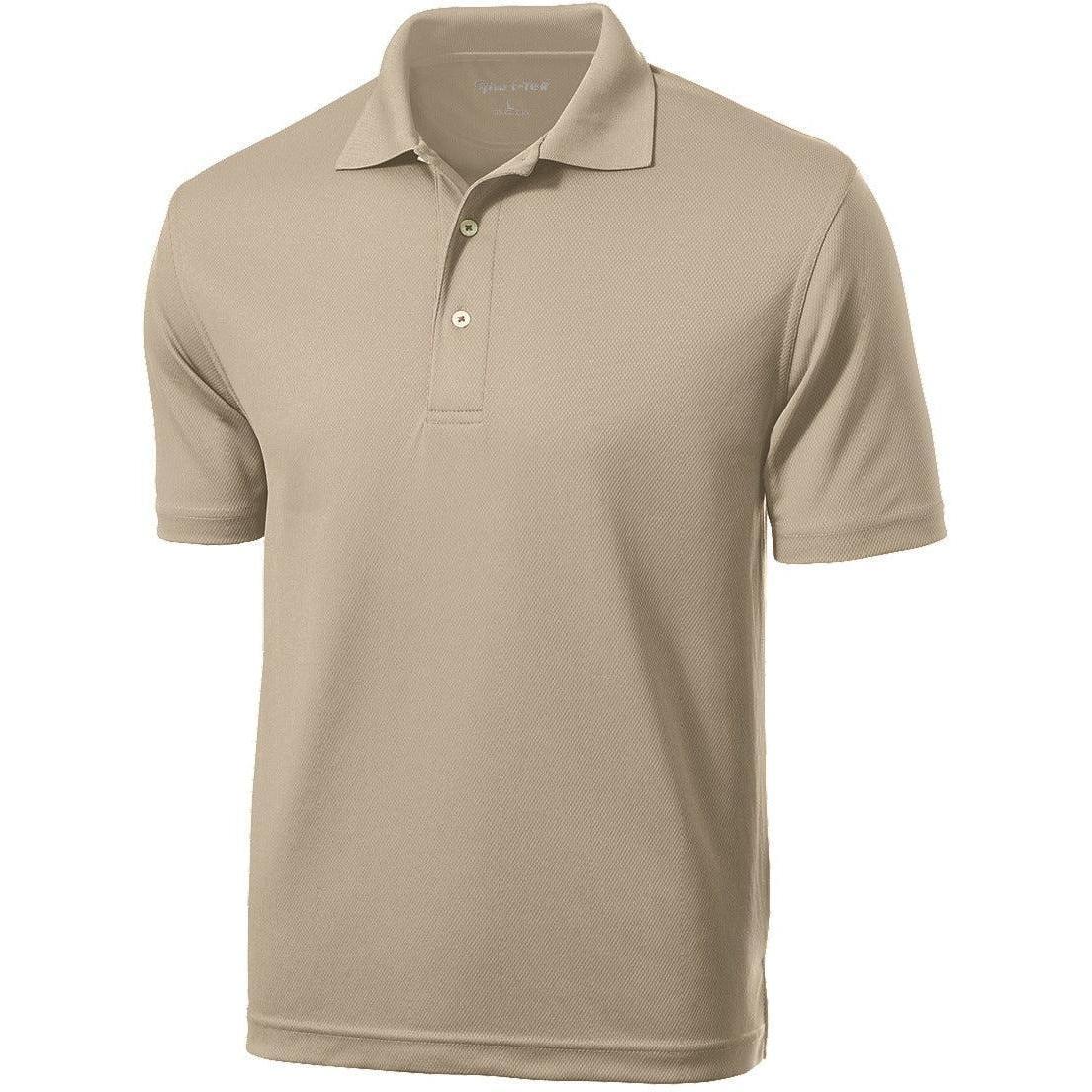 logo-left Sport-Tek Dri-Mesh Polo Shirt-Regular-Sport-Tek-Sandstone-S-Thread Logic