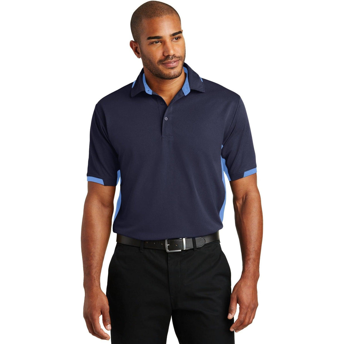 no-logo Port Authority Dry Zone Colorblock Ottoman Polo-Regular-Port Authority-Thread Logic