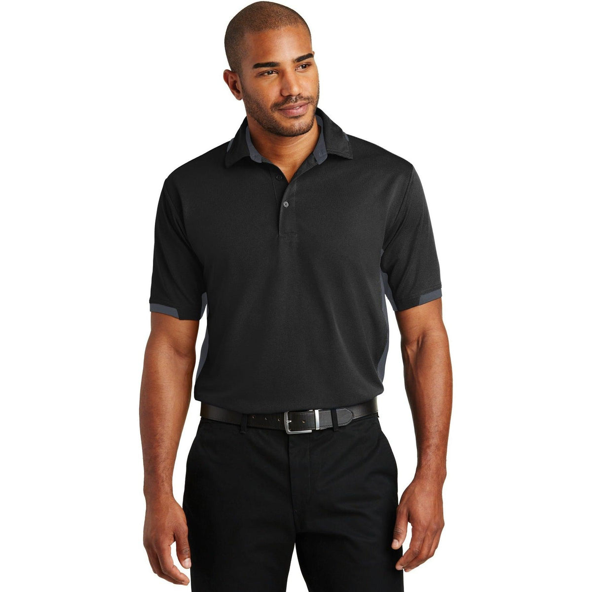 no-logo Port Authority Dry Zone Colorblock Ottoman Polo-Regular-Port Authority-Thread Logic