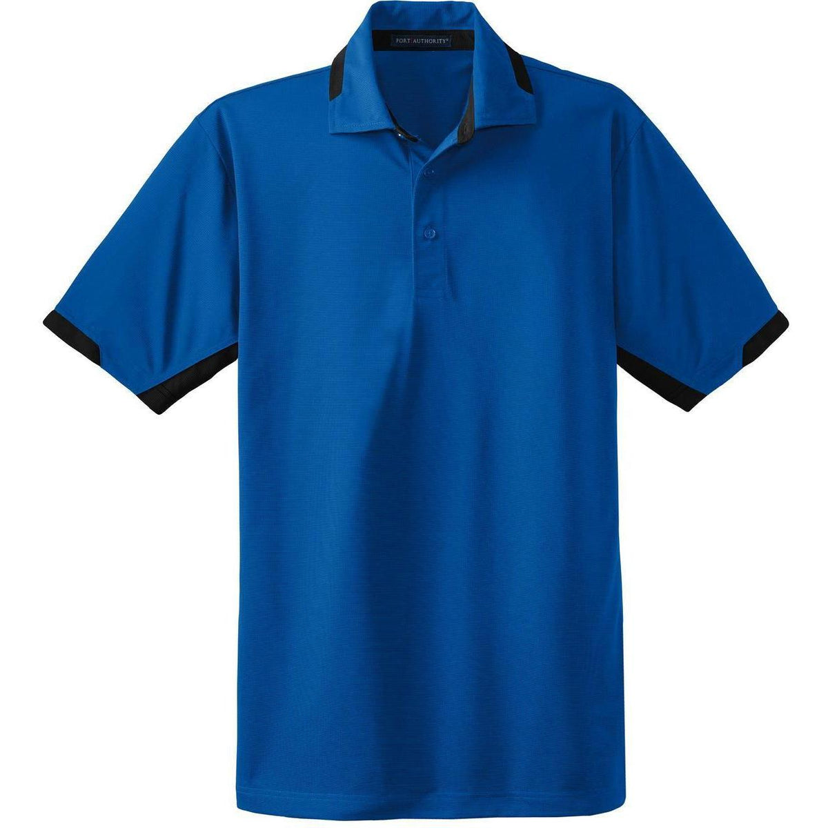 no-logo Port Authority Dry Zone Colorblock Ottoman Polo-Regular-Port Authority-Royal/Black-S-Thread Logic