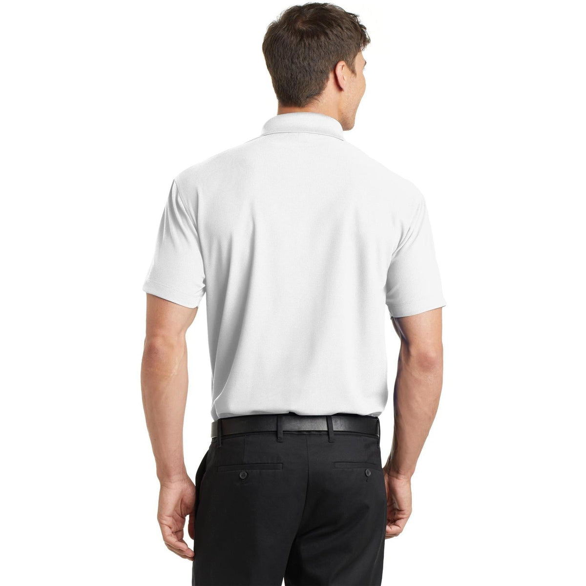 no-logo Port Authority Dry Zone Grid Polo-Regular-Port Authority-Thread Logic