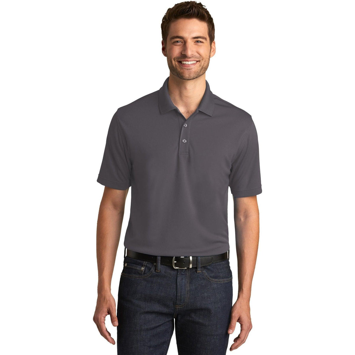 no-logo Port Authority Dry Zone UV Micro-Mesh Polo-Regular-Port Authority-Thread Logic