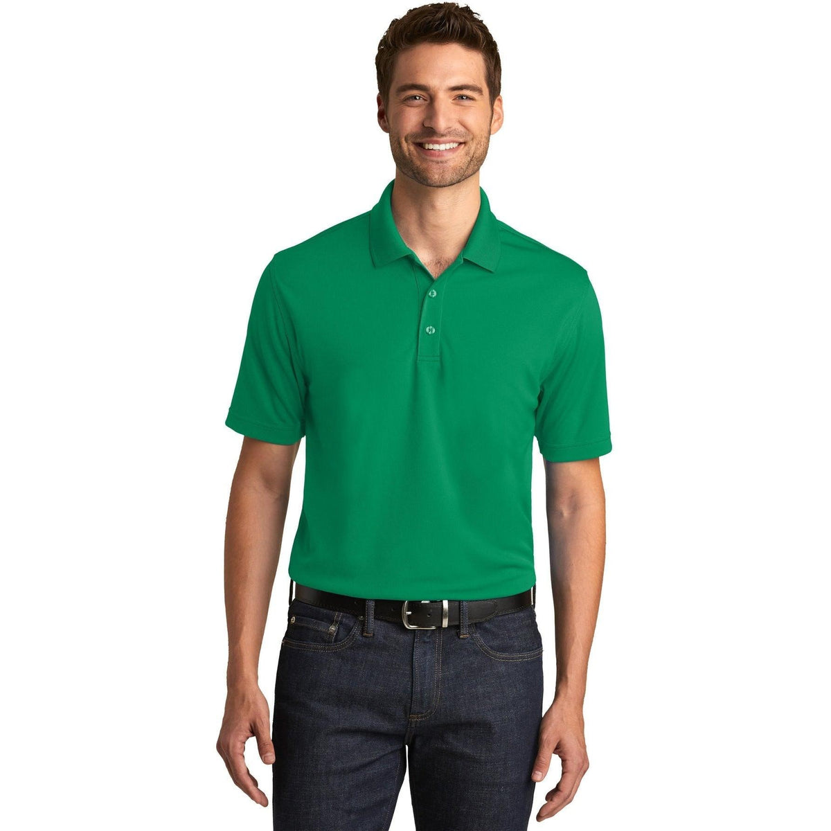 no-logo Port Authority Dry Zone UV Micro-Mesh Polo-Regular-Port Authority-Thread Logic