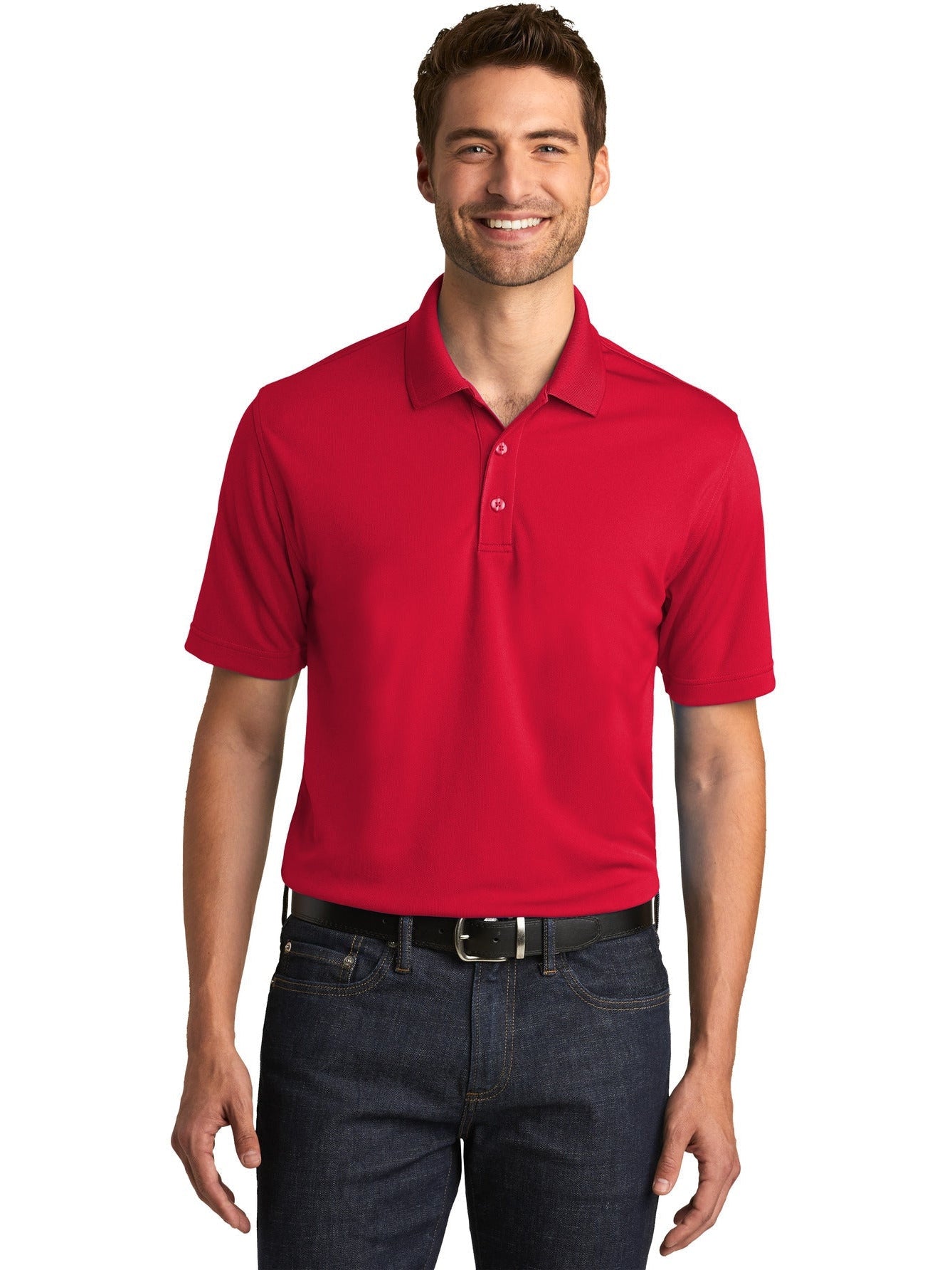 Stampd Loose Gauge Short Sleeve Polo – Puffer Reds