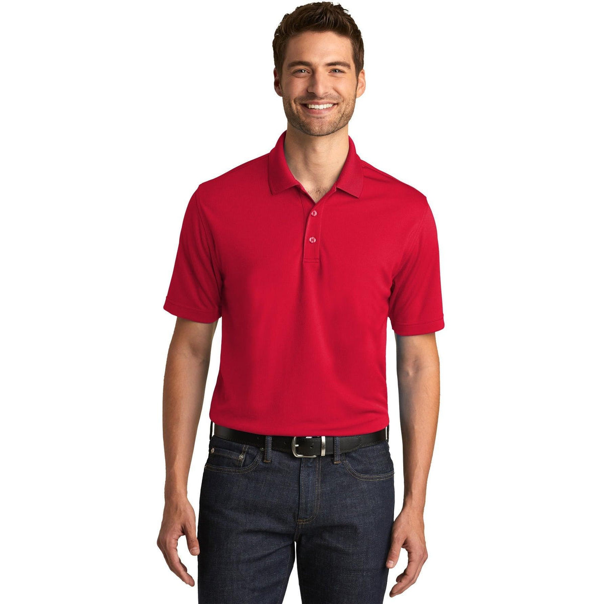 no-logo Port Authority Dry Zone UV Micro-Mesh Polo-Regular-Port Authority-Thread Logic