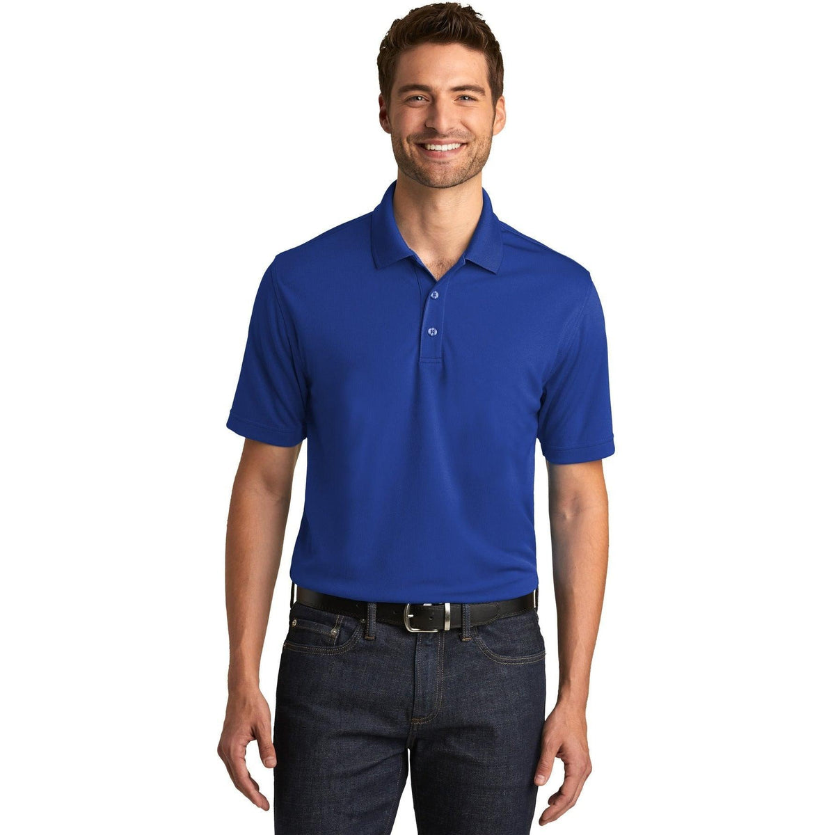 no-logo Port Authority Dry Zone UV Micro-Mesh Polo-Regular-Port Authority-Thread Logic