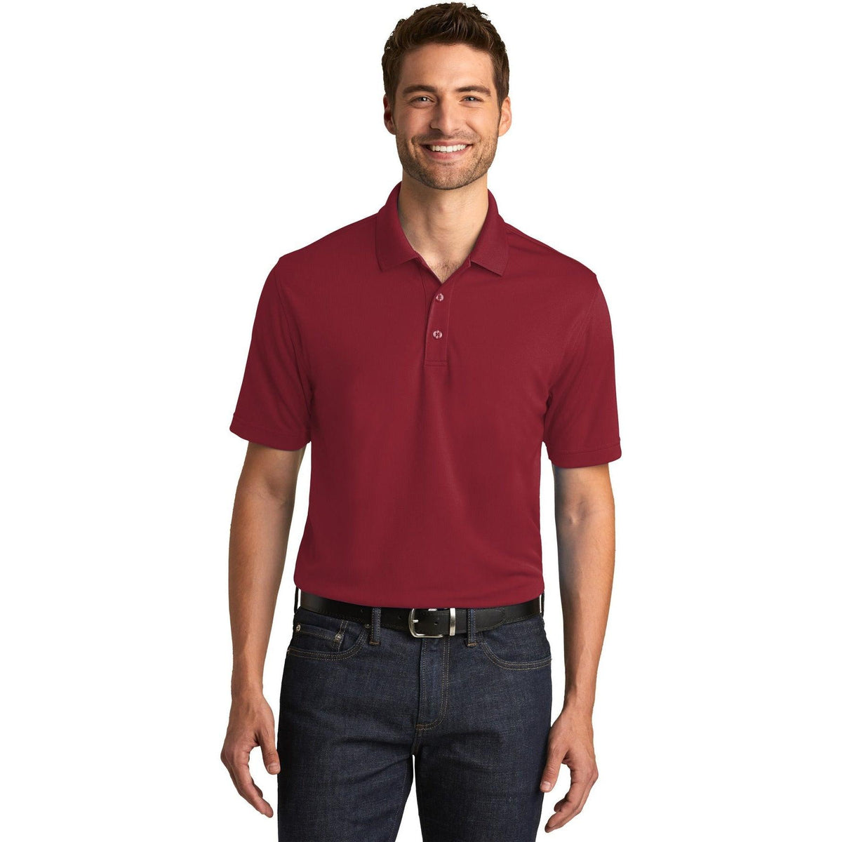 no-logo Port Authority Dry Zone UV Micro-Mesh Polo-Regular-Port Authority-Thread Logic