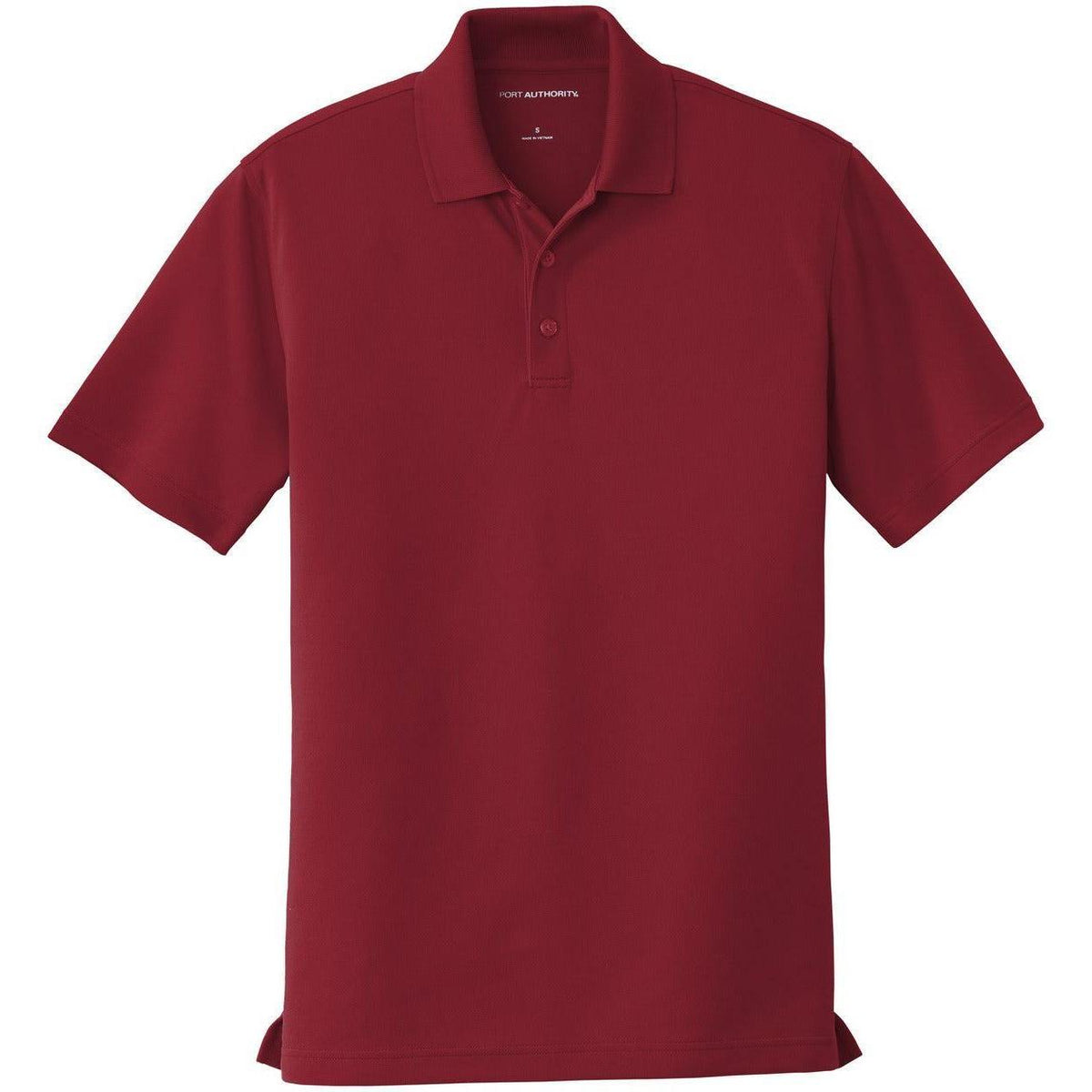 no-logo Port Authority Dry Zone UV Micro-Mesh Polo-Regular-Port Authority-Burgundy-S-Thread Logic