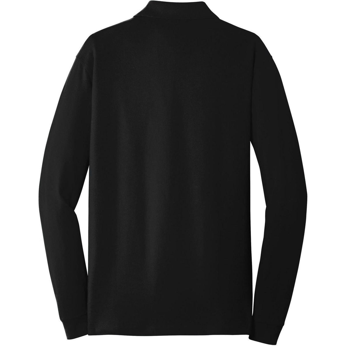 no-logo Port Authority EZCotton Long Sleeve Polo-Regular-Port Authority-Thread Logic