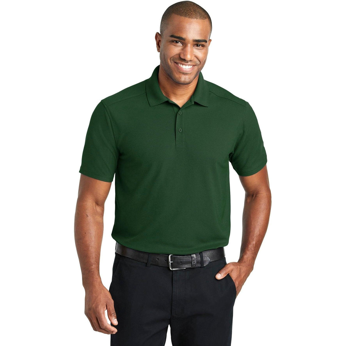 no-logo Port Authority EZPerformance Pique Polo-Regular-Port Authority-Thread Logic