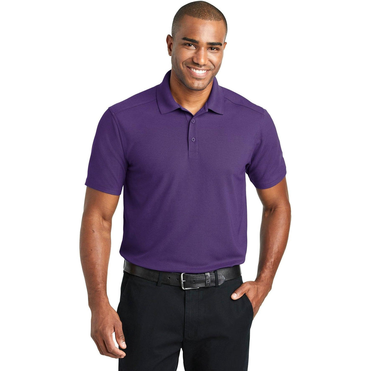 no-logo Port Authority EZPerformance Pique Polo-Regular-Port Authority-Thread Logic