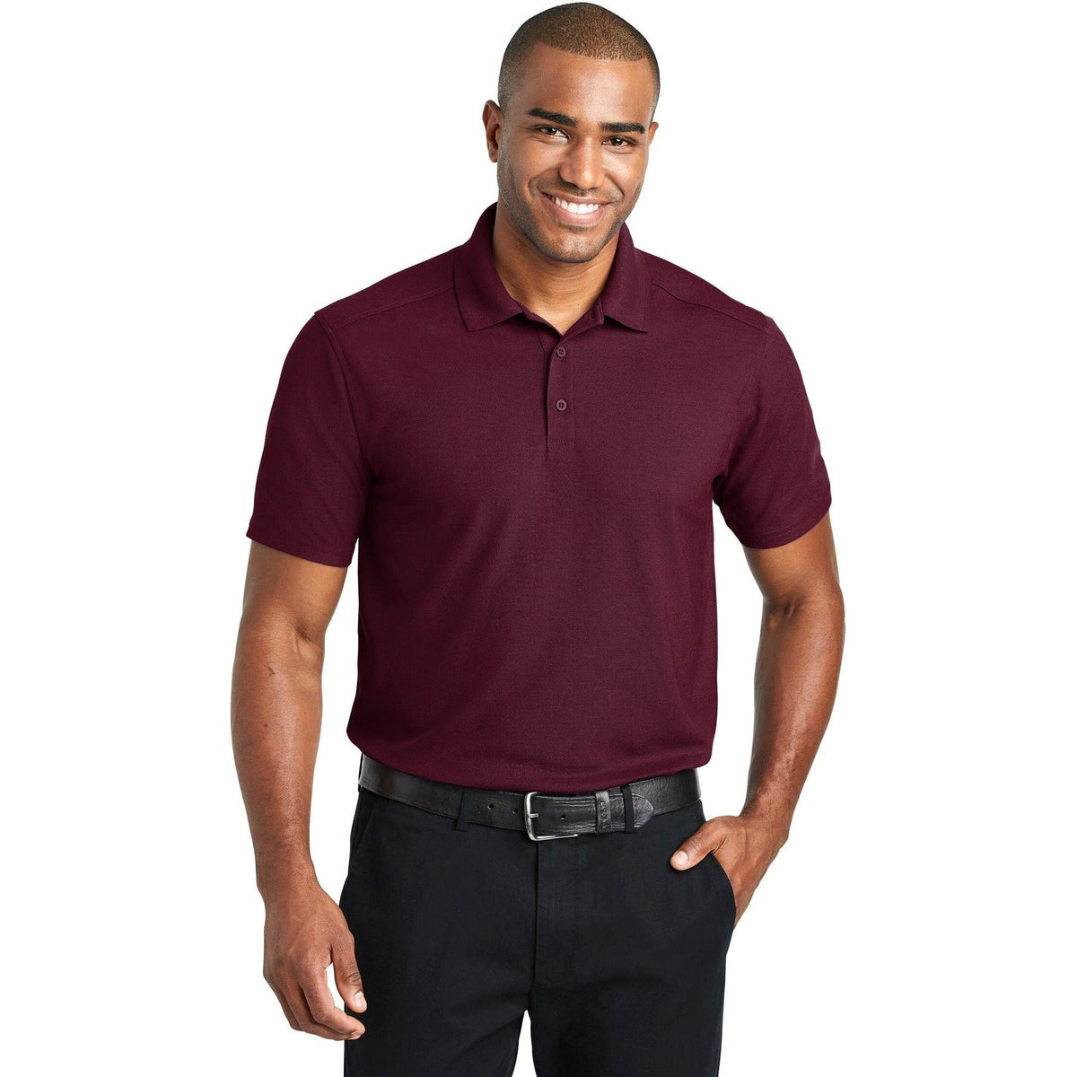 no-logo Port Authority EZPerformance Pique Polo-Regular-Port Authority-Thread Logic