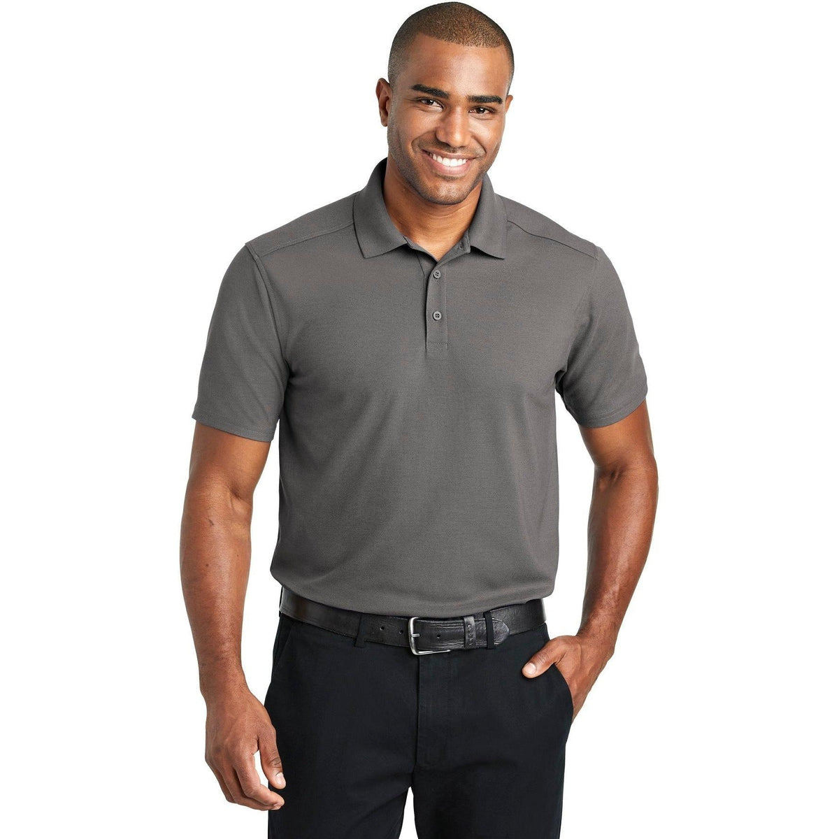 no-logo Port Authority EZPerformance Pique Polo-Regular-Port Authority-Thread Logic