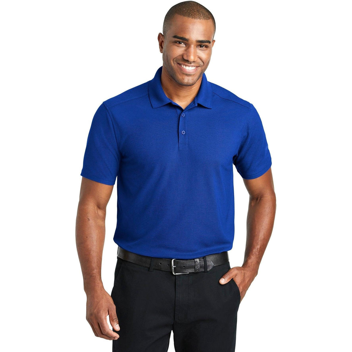 no-logo Port Authority EZPerformance Pique Polo-Regular-Port Authority-Thread Logic