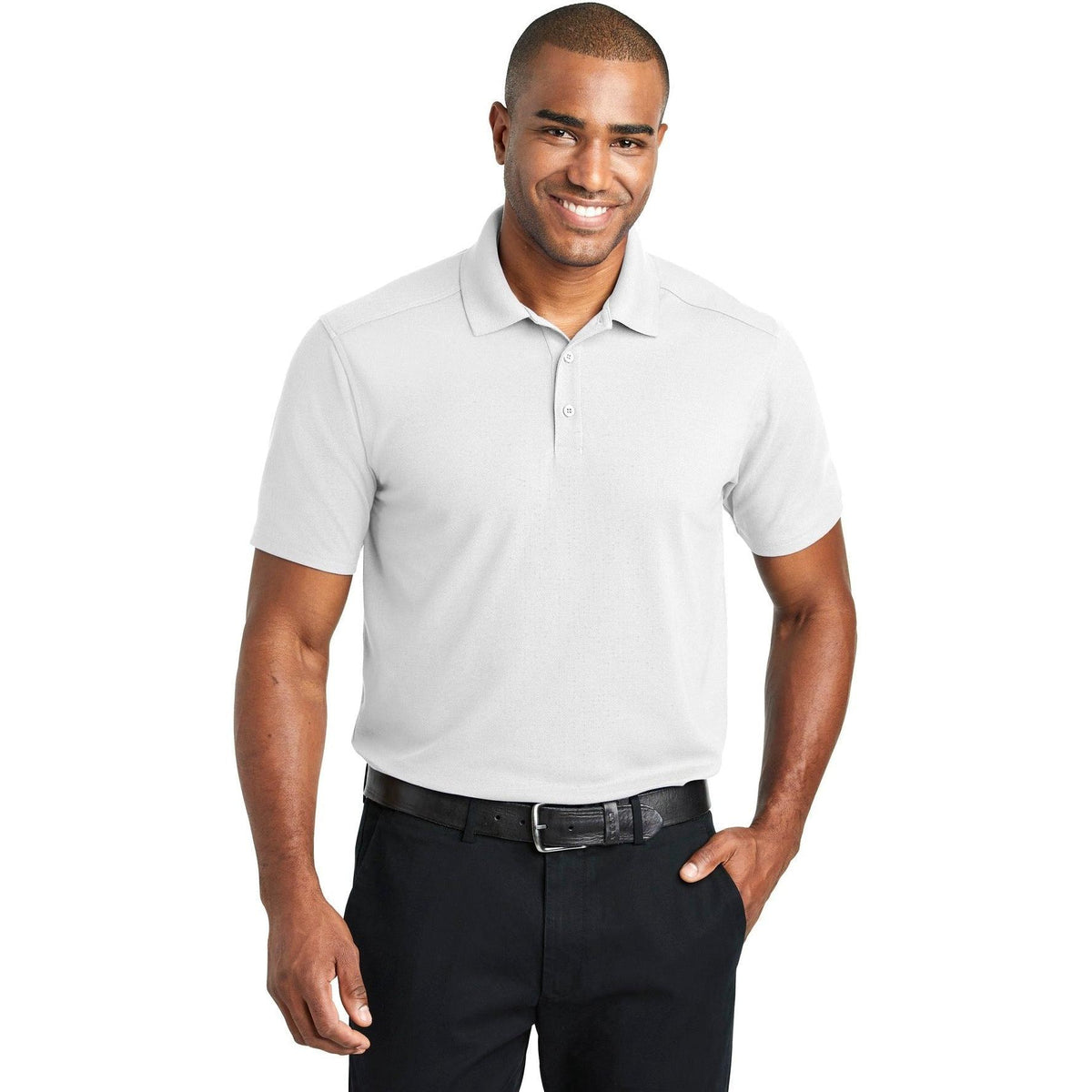 no-logo Port Authority EZPerformance Pique Polo-Regular-Port Authority-Thread Logic