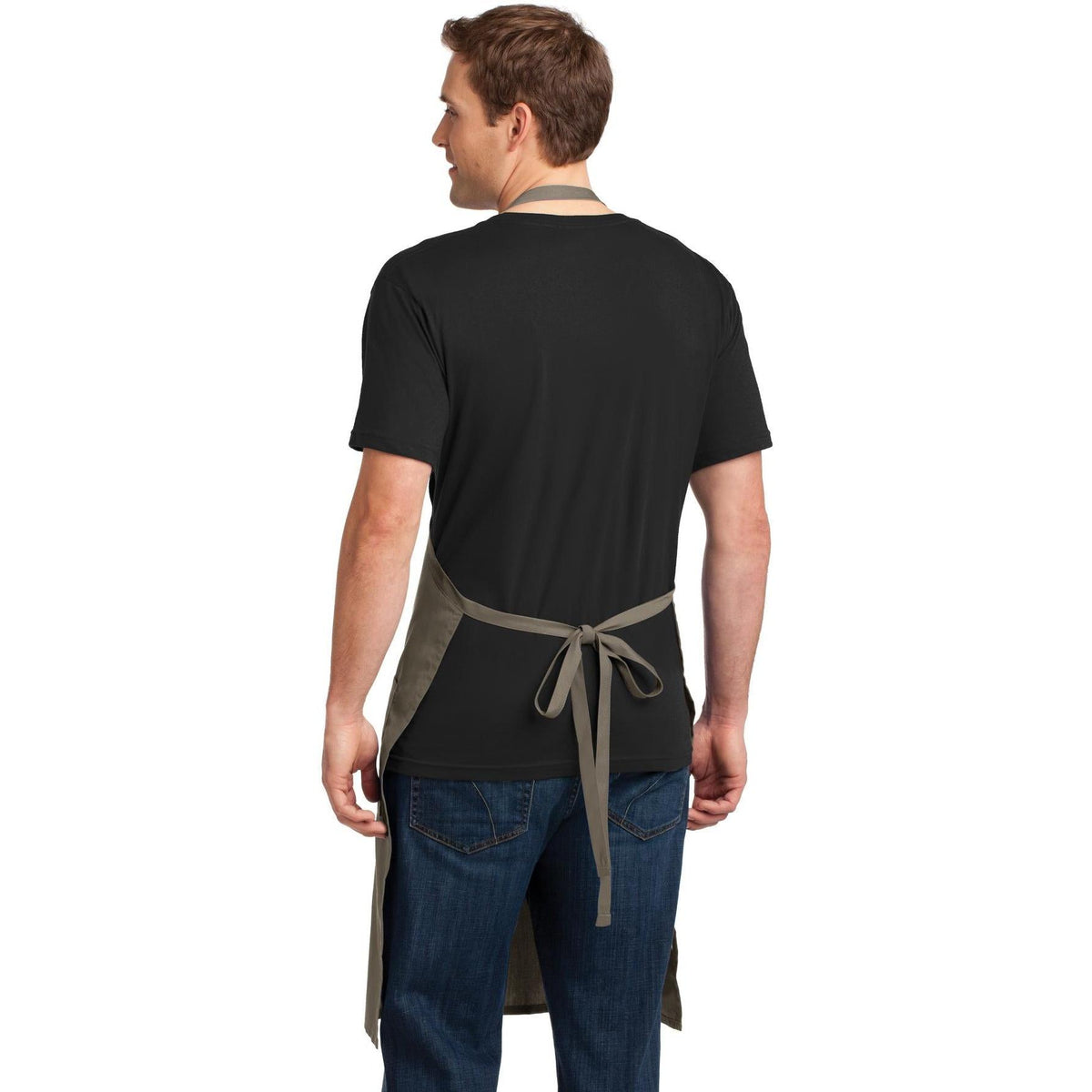 no-logo Port Authority Easy Care Extra Long Bib Apron With Stain Release-Regular-Port Authority-Thread Logic