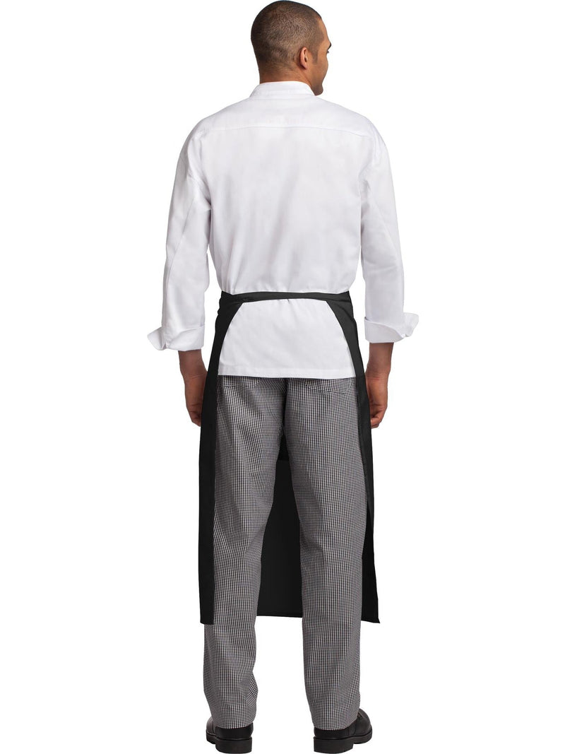 no-logo Port Authority Easy Care Full Bistro Apron with Stain Release-Regular-Port Authority-Black-1 Size-Thread Logic