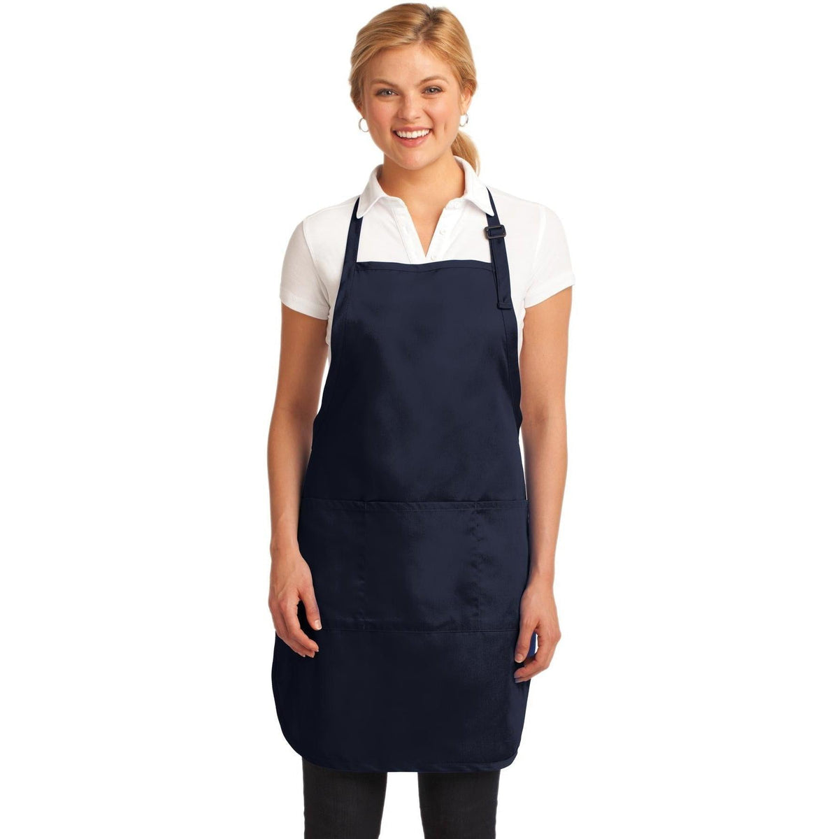 no-logo Port Authority Easy Care Full-Length Apron With Stain Release-Regular-Port Authority-Thread Logic