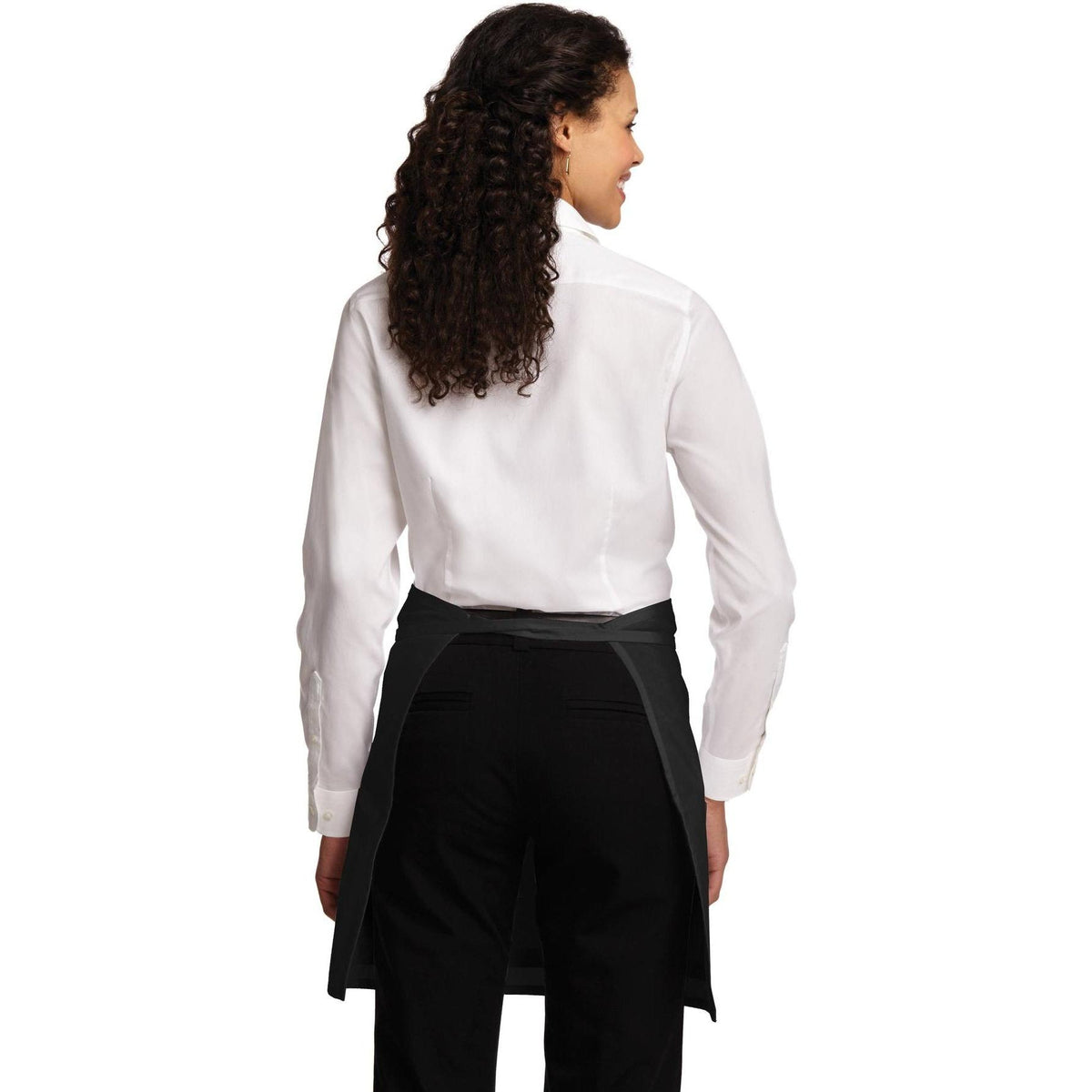 no-logo Port Authority Easy Care Half Bistro Apron with Stain Release-Regular-Port Authority-Thread Logic