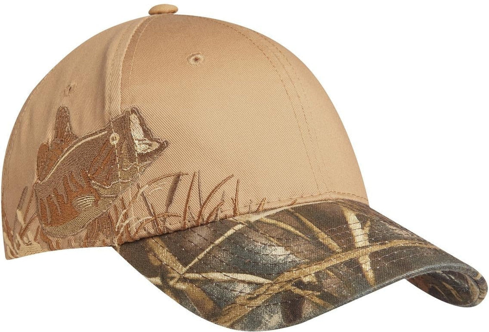 no-logo Port Authority Embroidered Camouflage Cap-Regular-Port Authority-Thread Logic 