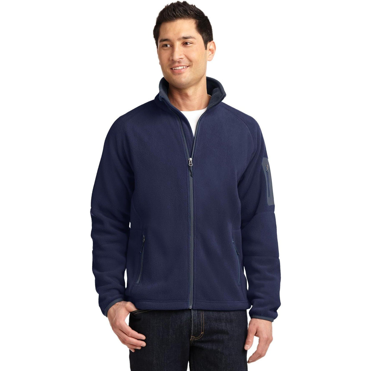 no-logo Port Authority Enhanced Value Fleece Jacket-Active-Port Authority-Thread Logic