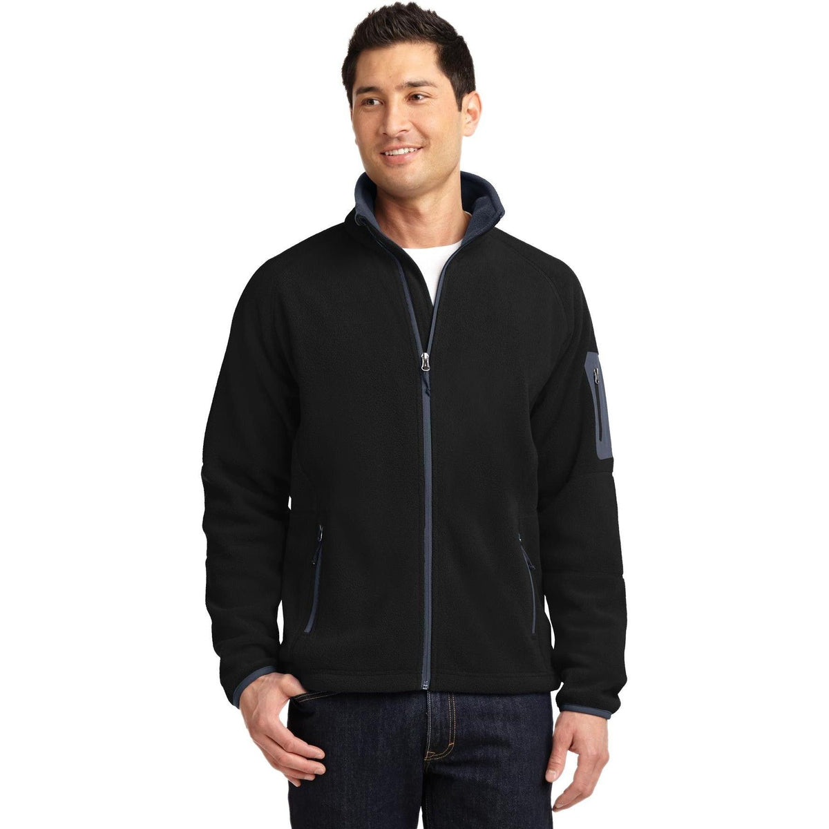no-logo Port Authority Enhanced Value Fleece Jacket-Active-Port Authority-Thread Logic