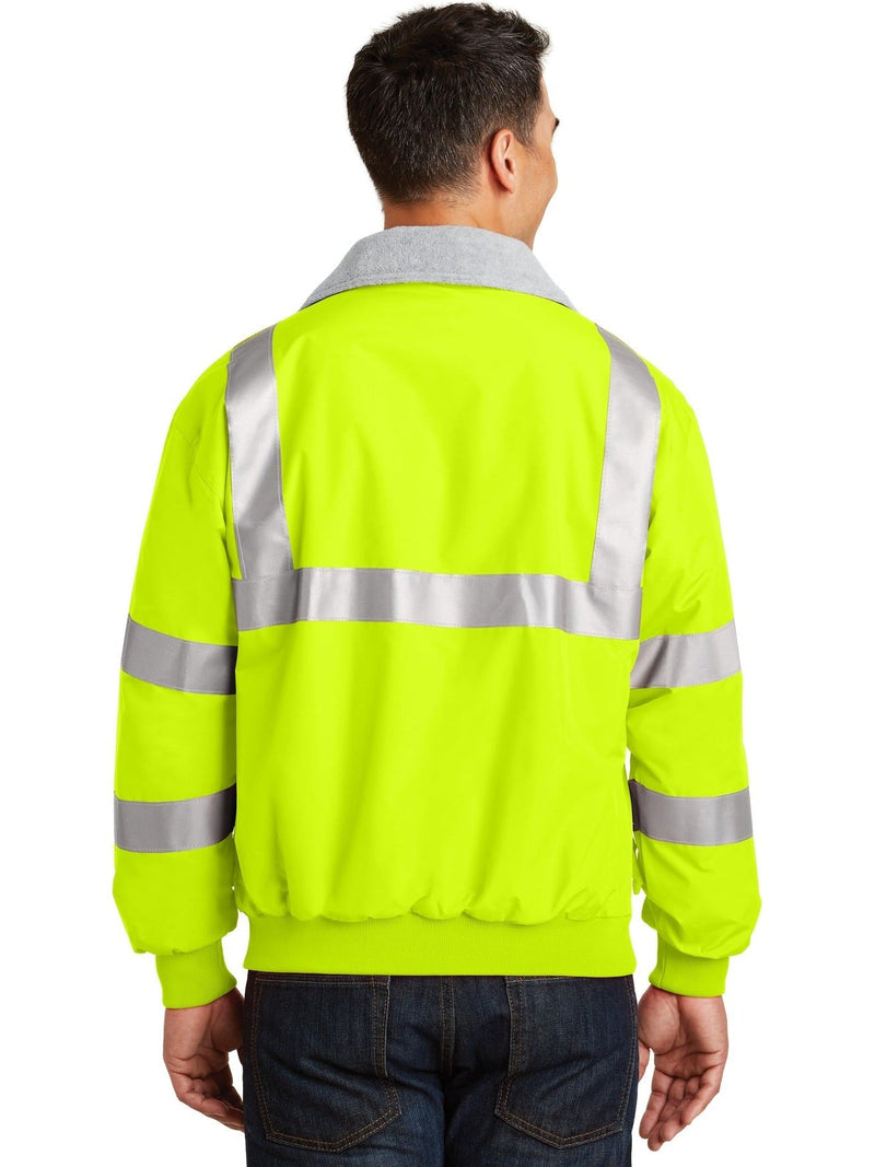 no-logo Port Authority Enhanced Visibility Jacket w/ Reflective Taping-Regular-Port Authority-Thread Logic