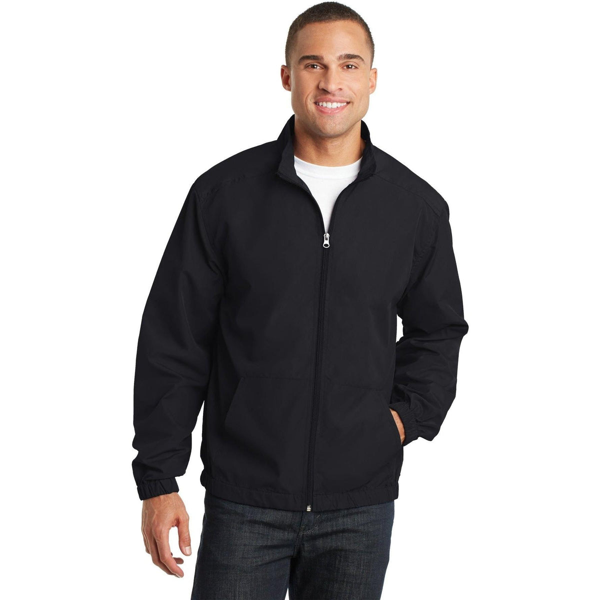 no-logo Port Authority Essential Jacket-Regular-Port Authority-Thread Logic
