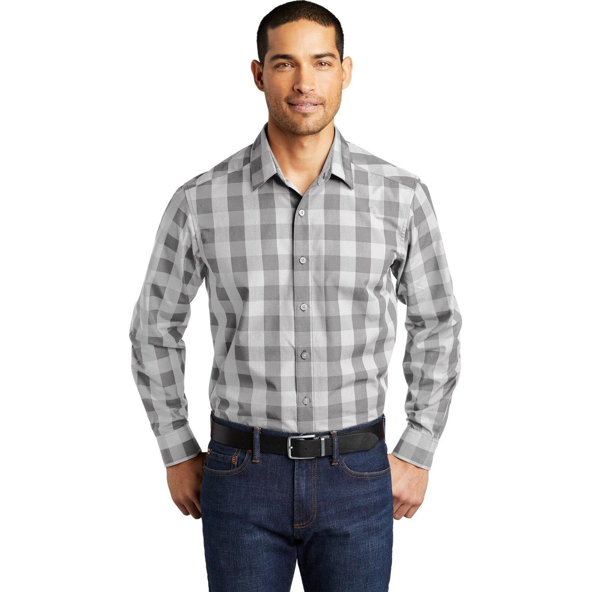 no-logo Port Authority Everyday Plaid Shirt-Active-Port Authority-Thread Logic