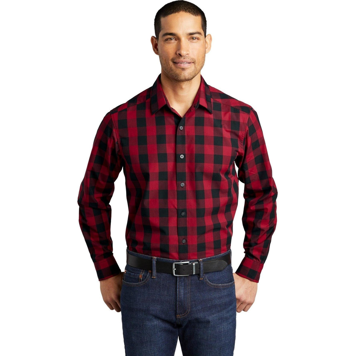 no-logo Port Authority Everyday Plaid Shirt-Active-Port Authority-Thread Logic