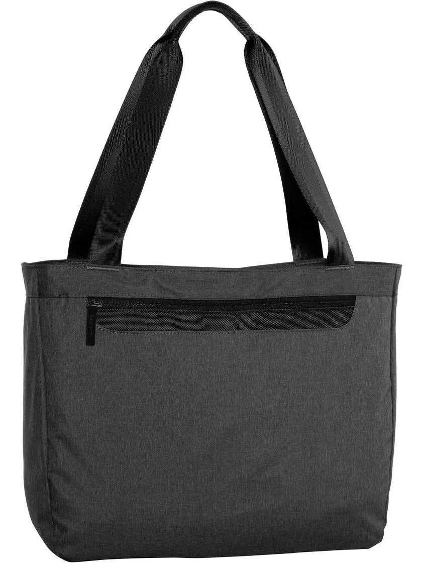 No-Logo CLOSEOUT - Port Authority Exec Laptop Tote-Bags-Port Authority-Graphite Heather/Black-Thread Logic