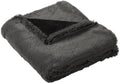 no-logo Port Authority Faux Fur Blanket-Regular-Port Authority-Shadow Grey/Deep Black-1 Size-Thread Logic