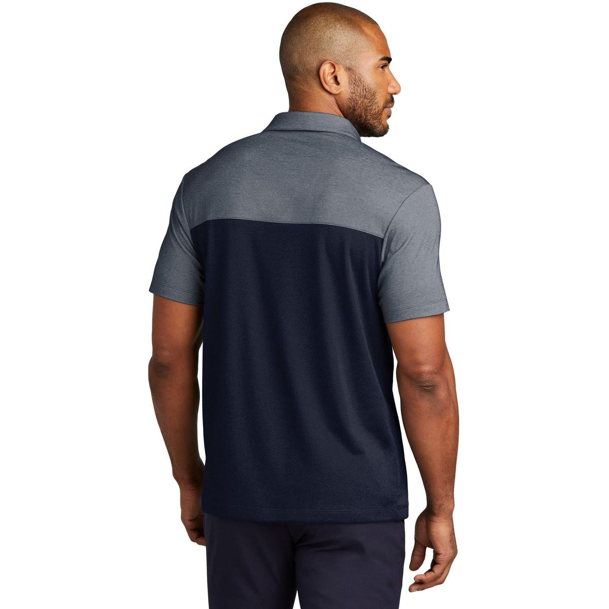 no-logo Port Authority Fine Pique Blend Blocked Polo-New-Port Authority-Thread Logic