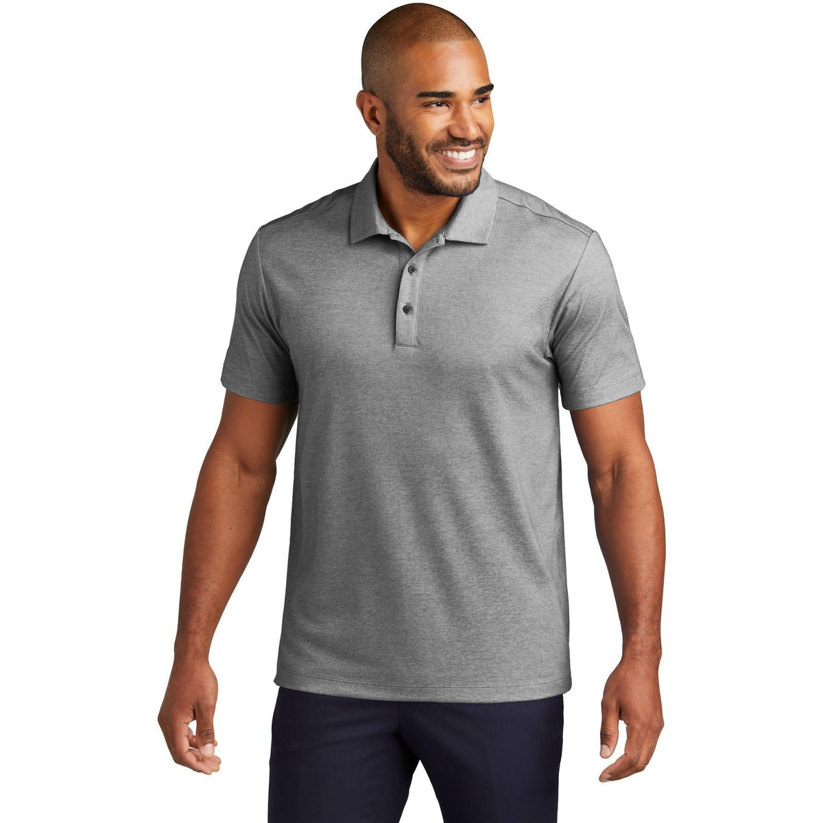 no-logo Port Authority Fine Pique Blend Polo-New-Port Authority-Thread Logic
