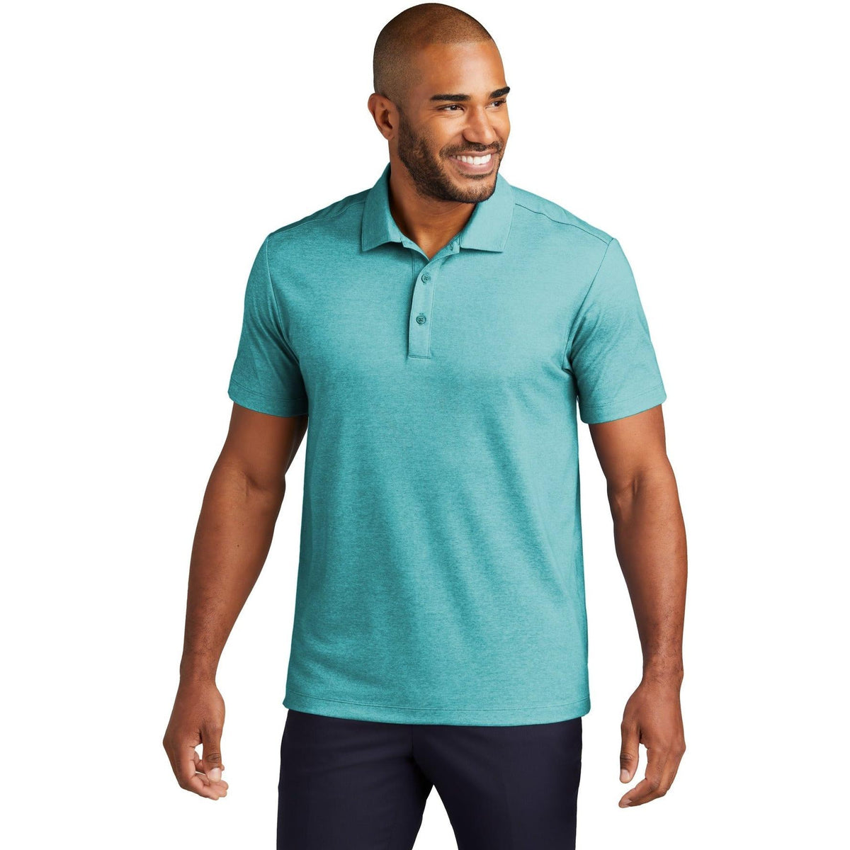 no-logo Port Authority Fine Pique Blend Polo-New-Port Authority-Thread Logic