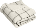 no-logo Port Authority Flannel Sherpa Blanket-Regular-Port Authority-Window Pane-1 Size-Thread Logic
