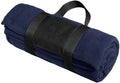no-logo Port Authority Fleece Blanket With Carrying Strap-Regular-Port Authority-True Navy-1 Size-Thread Logic