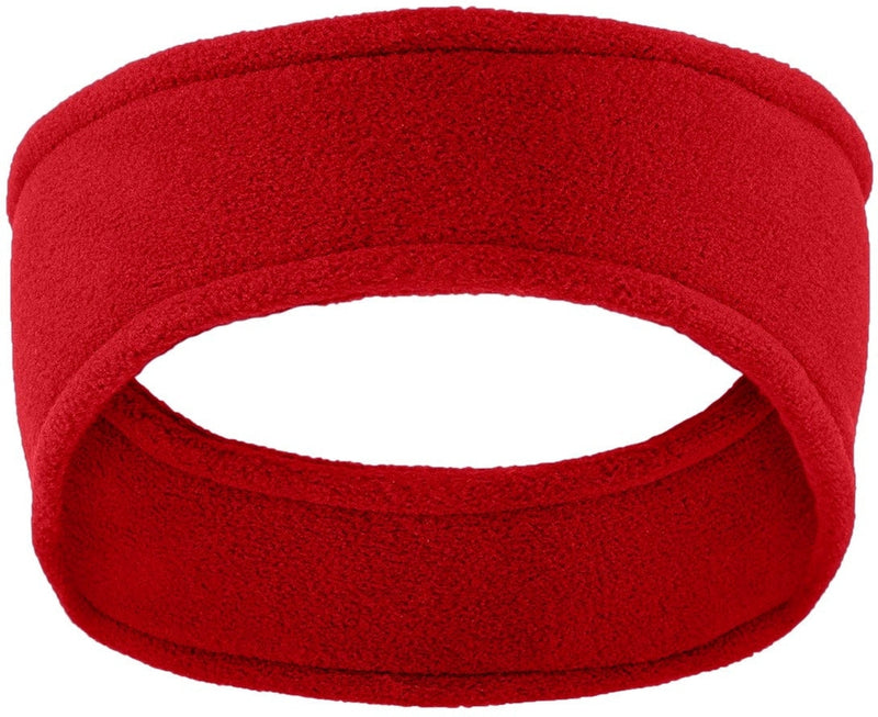 Port Authority Fleece Headband-Regular-Port Authority-Red-OSFA-Thread Logic 