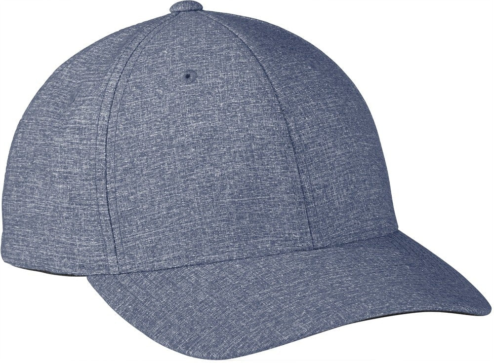 no-logo Port Authority Flexfit 110 Performance Snapback Cap-Regular-Port Authority-Heather True Navy-OSFA-Thread Logic 