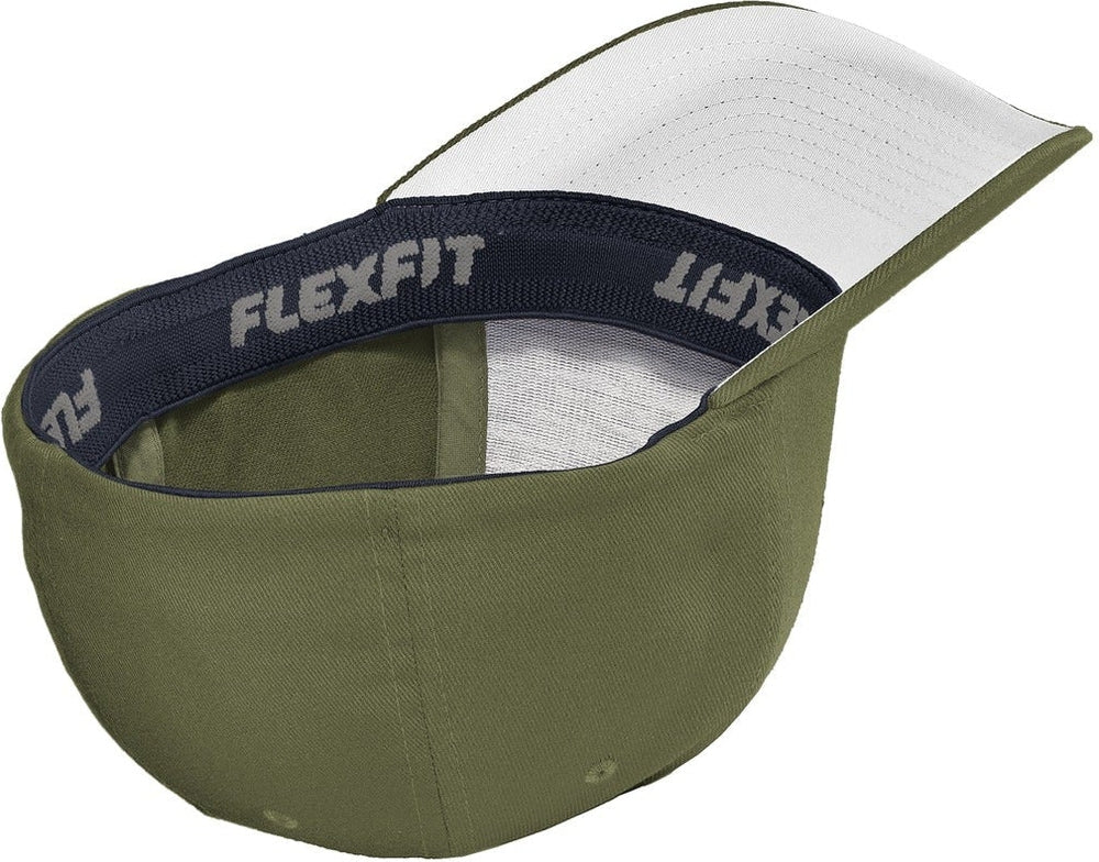 no-logo Port Authority Flexfit Cap-Regular-Port Authority-Olive Drab Green-S/M-Thread Logic 