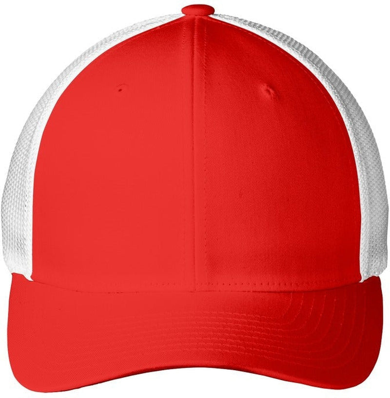 Port Authority Flexfit Mesh Back Cap-Regular-Port Authority-True Red/White-L/XL-Thread Logic 