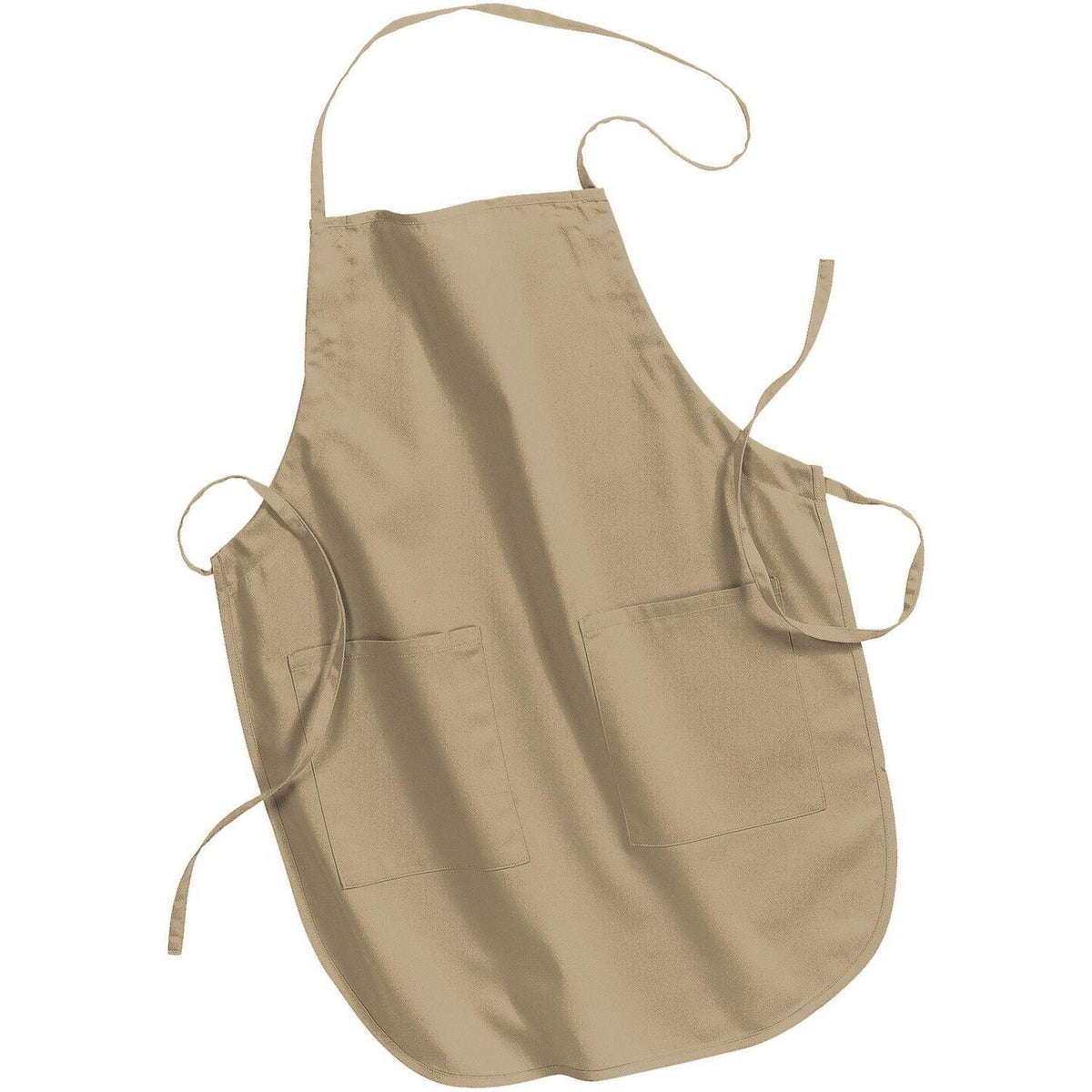 no-logo Port Authority Full Length Apron-Regular-Port Authority-Khaki-1 Size-Thread Logic