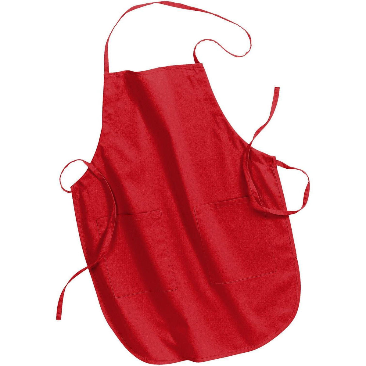 no-logo Port Authority Full Length Apron-Regular-Port Authority-Red-1 Size-Thread Logic