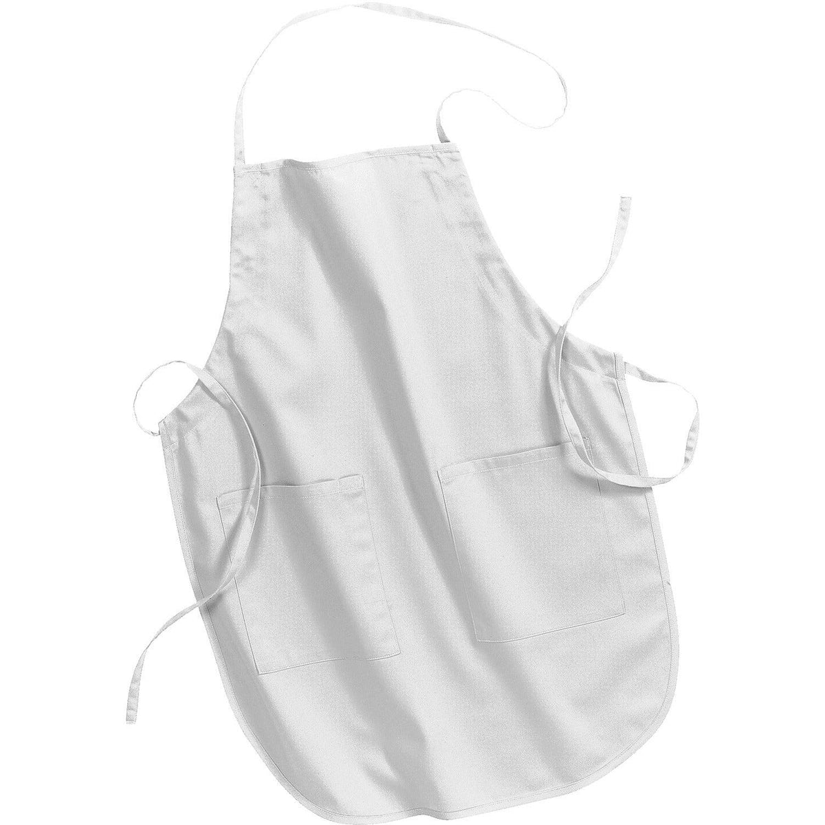 no-logo Port Authority Full Length Apron-Regular-Port Authority-White-1 Size-Thread Logic