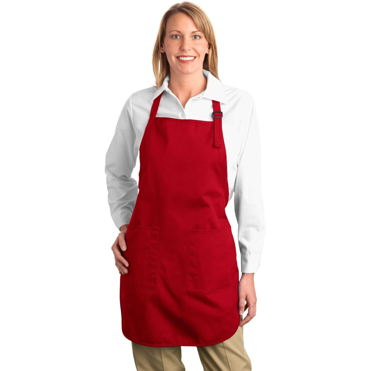 no-logo Port Authority Full Length Apron with Teflon Coating-Regular-Port Authority-Thread Logic