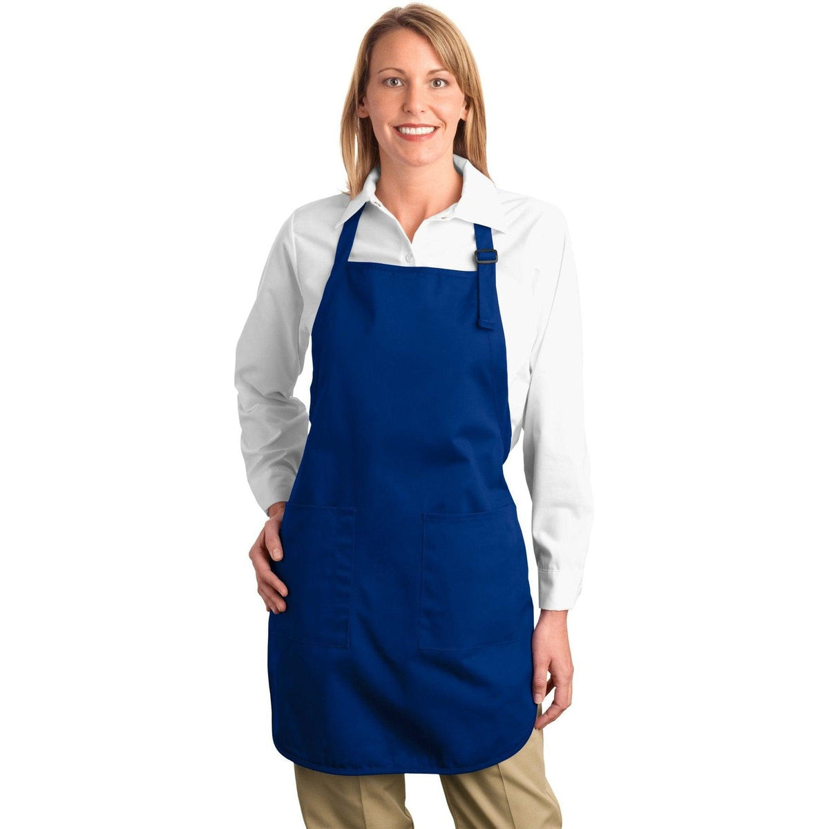 no-logo Port Authority Full Length Apron with Teflon Coating-Regular-Port Authority-Thread Logic