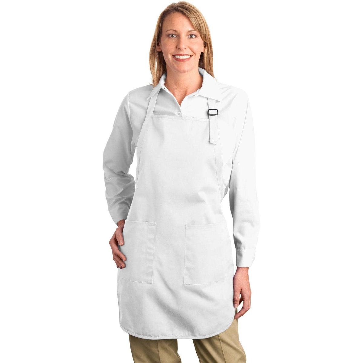 no-logo Port Authority Full Length Apron with Teflon Coating-Regular-Port Authority-Thread Logic